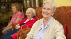 Members of Octavia's Kensington Day Centre lunch club