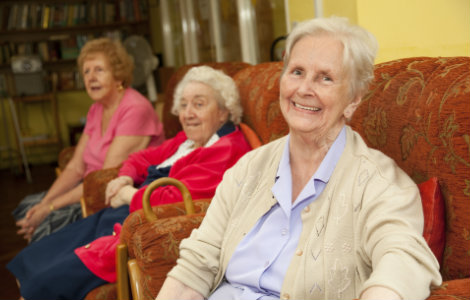 Members of Octavia's Kensington Day Centre lunch club