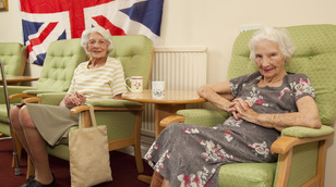 Residents at Highlever dementia care home